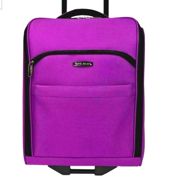 Other - NWT Purple 16" Soft Side Rolling Carry-on